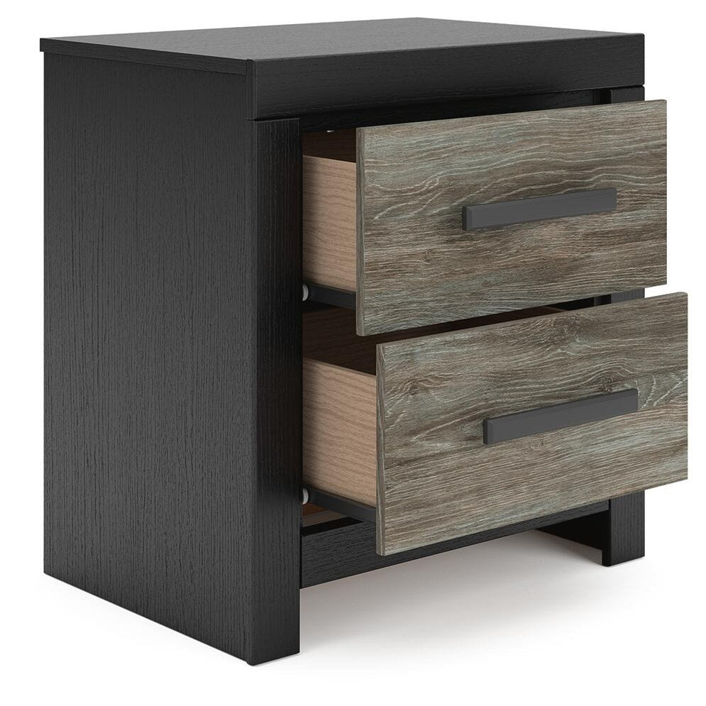 Broachmyn Queen Bookcase Bed, Chest and Nightstand (PCB1118-SI) - Image 16