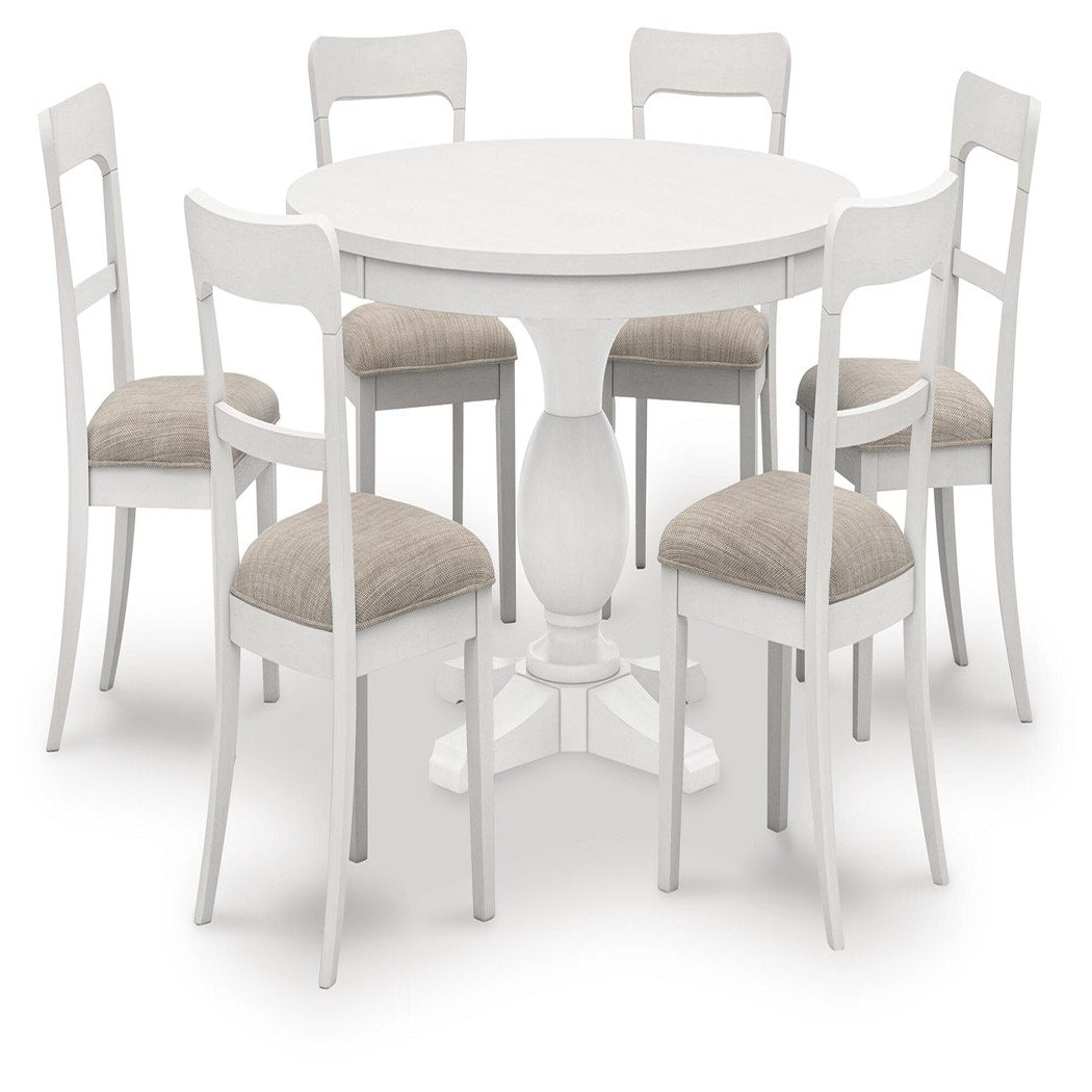 Greddinton Dining Table and 6 Chairs (PCD824-SI)