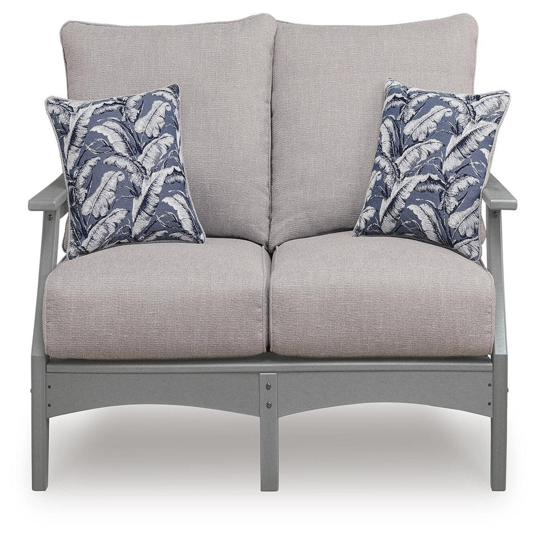 Cove Beach Outdoor Sofa with Cushion (PCP803-SI) - Image 18