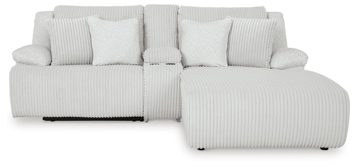 Top Tier 3-Piece Reclining Sectional Sofa with Chaise (92706-SI) - Image 3