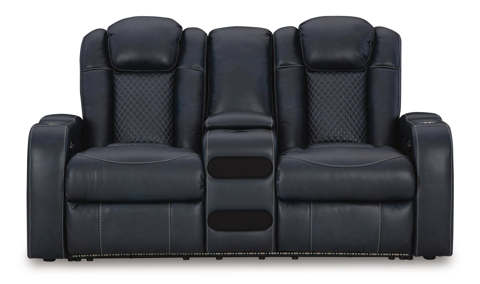 Fyne-Dyme Power Reclining Loveseat with Console (36603-SI) - Image 16