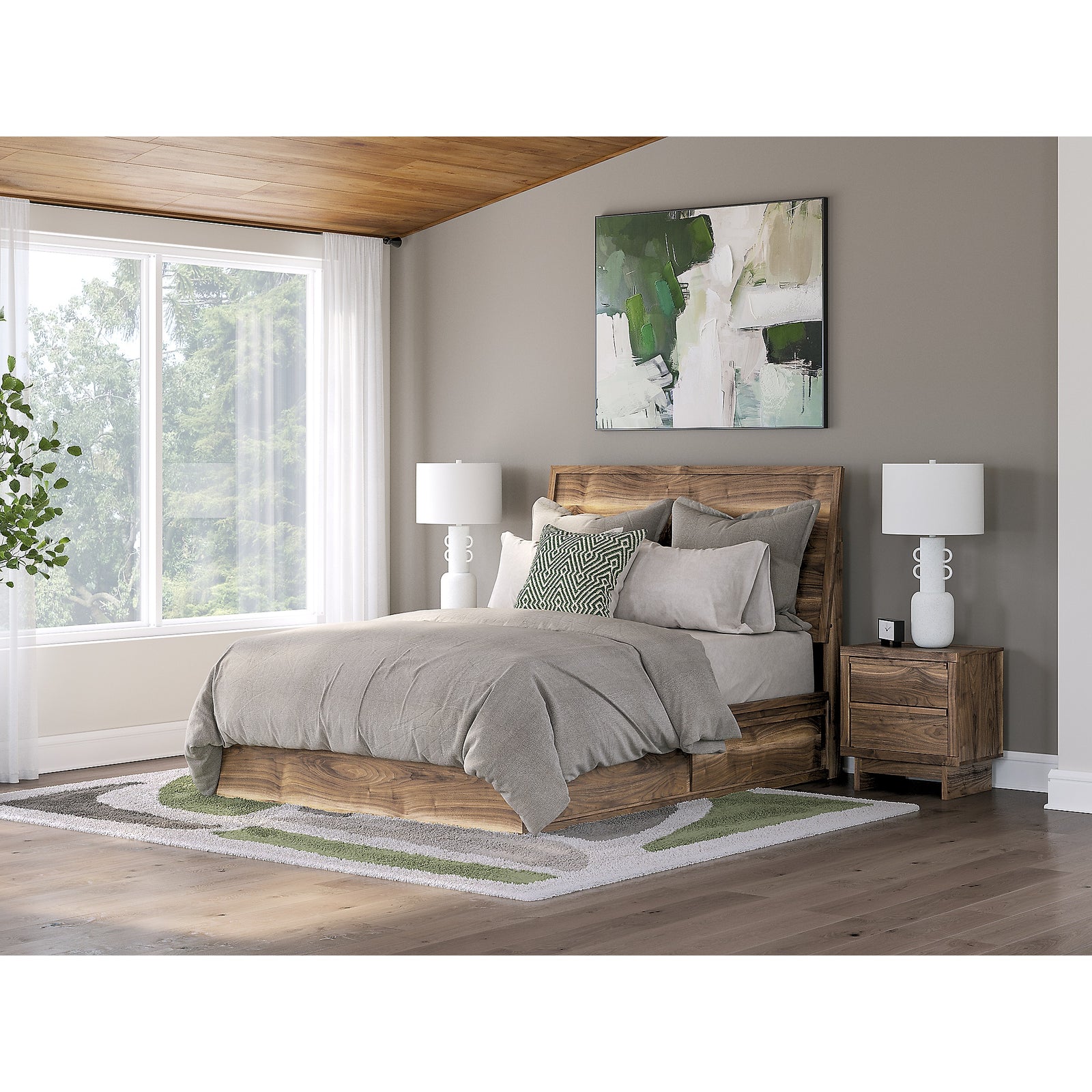 Chirason Queen Panel Bed with Storage (PCB3367-SI) - Image 10