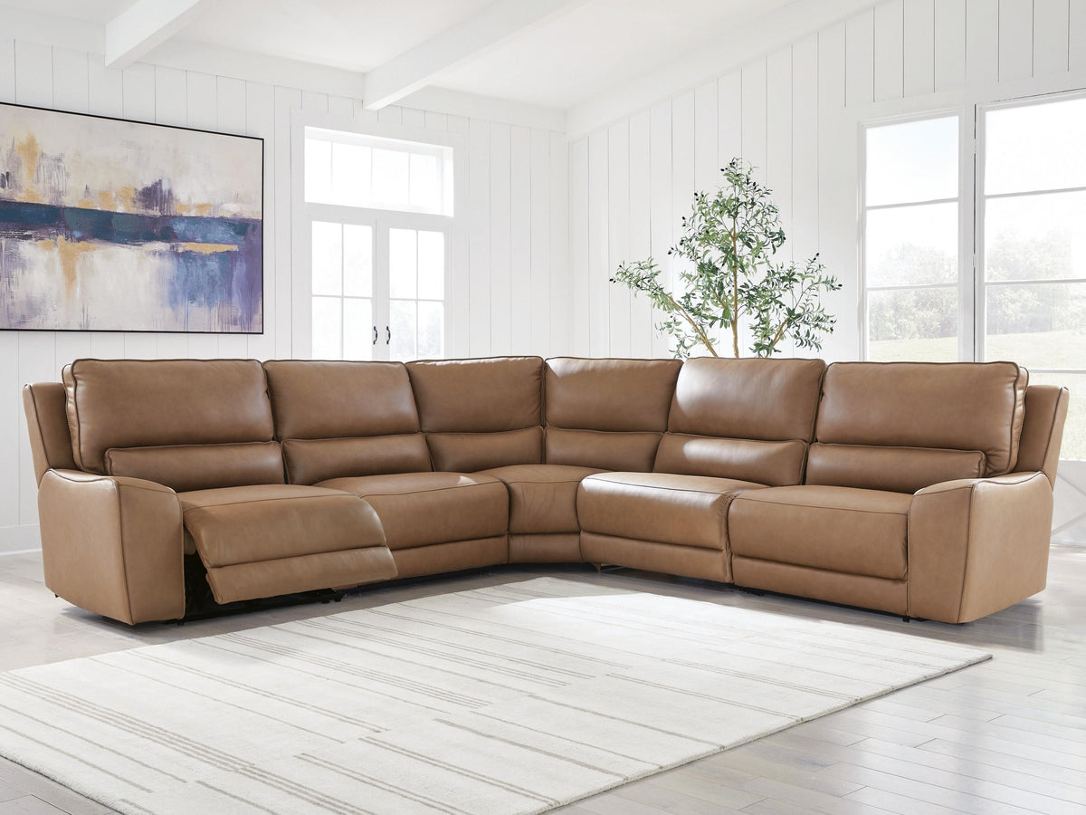 DeepWakes 5-Piece Power Reclining Sectional (PCU62606-SI) - Image 4