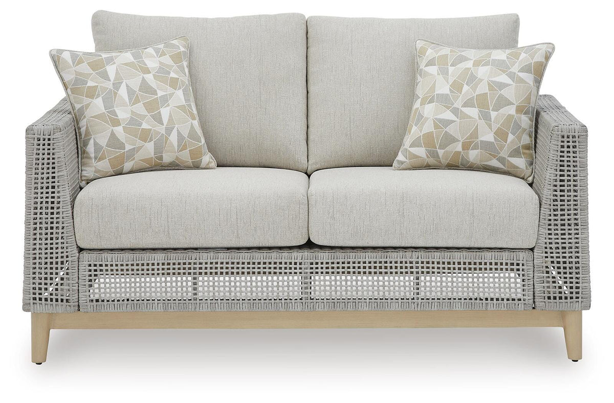 Seton Creek Outdoor Sofa with Cushion (P798-SI) - Image 5