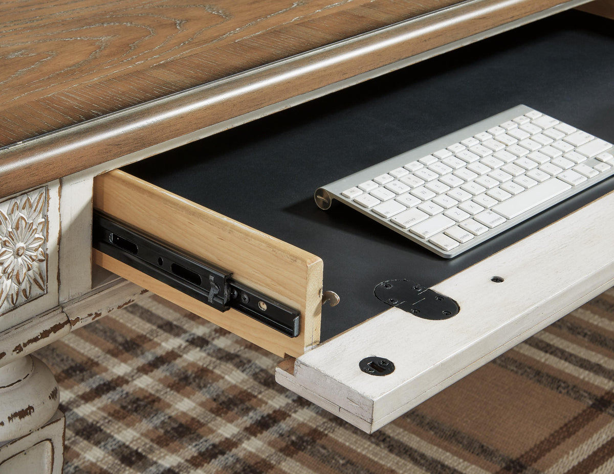 Realyn 2-Piece Home Office Desk (H743-SI) - Image 5