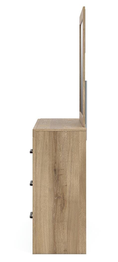 Brozmont Panel Bed, Dresser and Mirror (B1045-SI) - Image 7