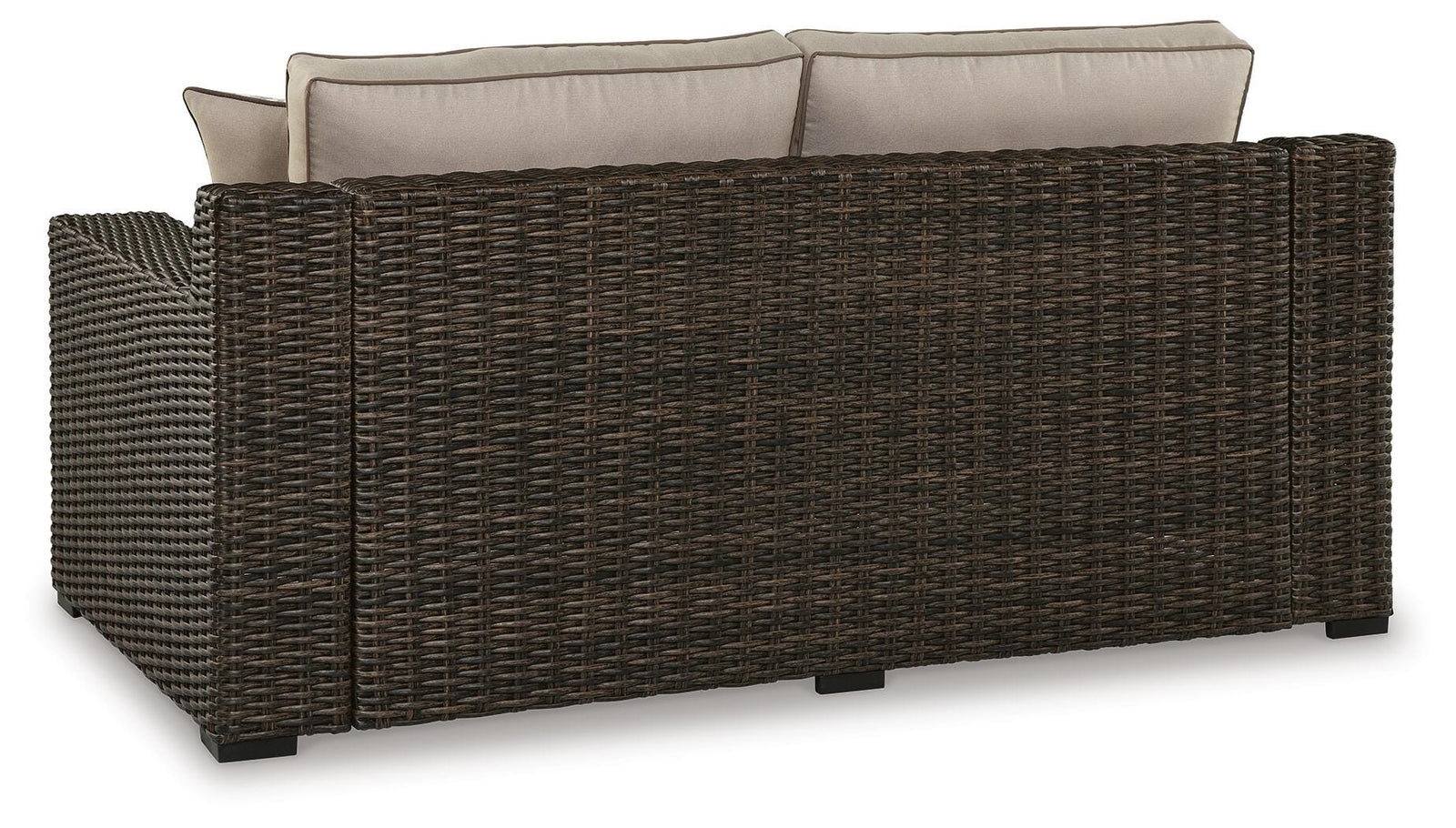 Coastline Bay Outdoor Loveseat with Cushion (P784-SI) - Image 4