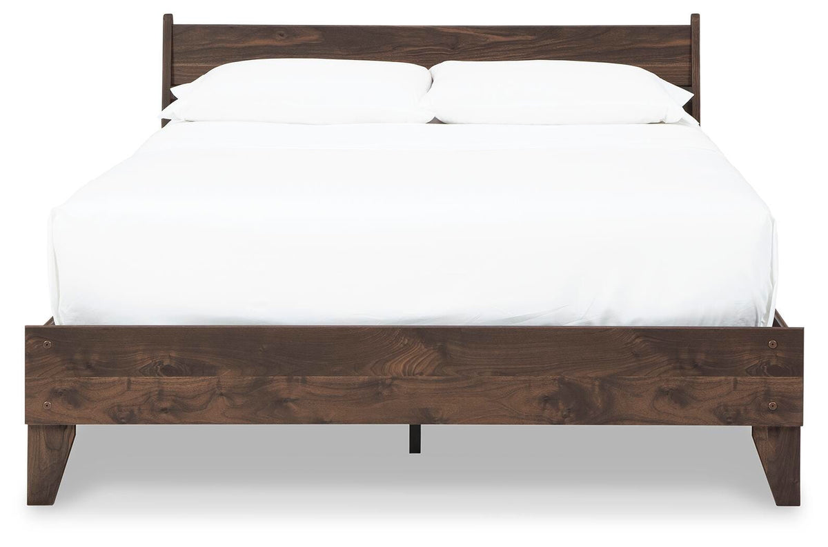 Calverson Panel Platform Bed - Mocha  (EB3660-SI) - Image 4