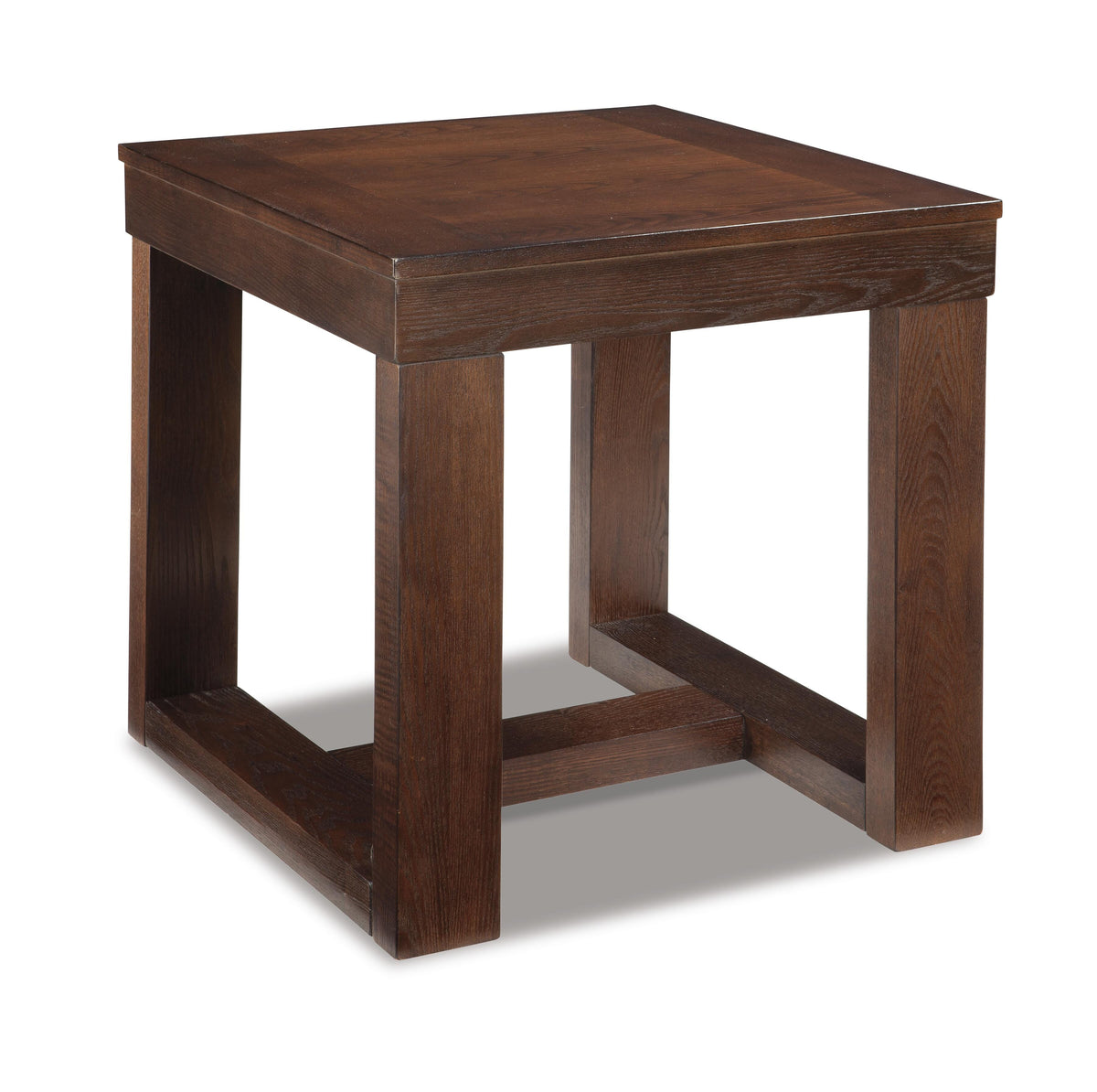 Watson Coffee Table and 2 End Tables with Console - Dark Brown  (T481-SI) - Image 6