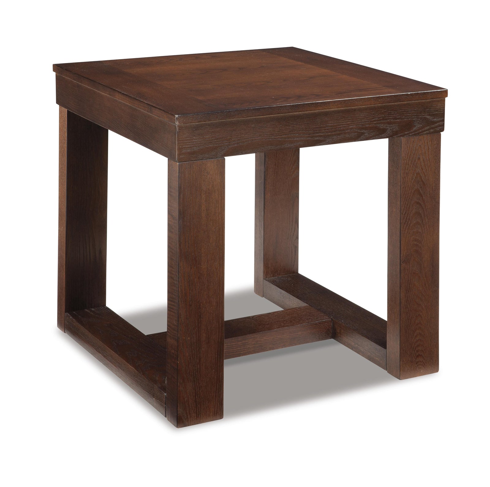 Watson Coffee Table and 2 End Tables with Console - Dark Brown  (T481-SI) - Image 6