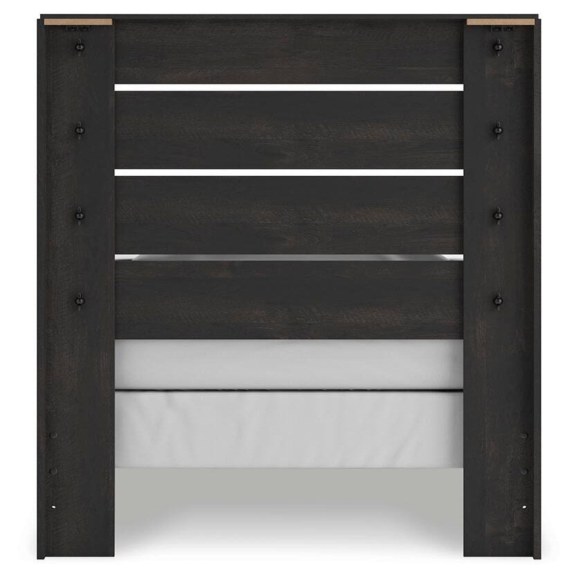 Hollivern Twin Panel Bed (PCB2108-SI) - Image 5