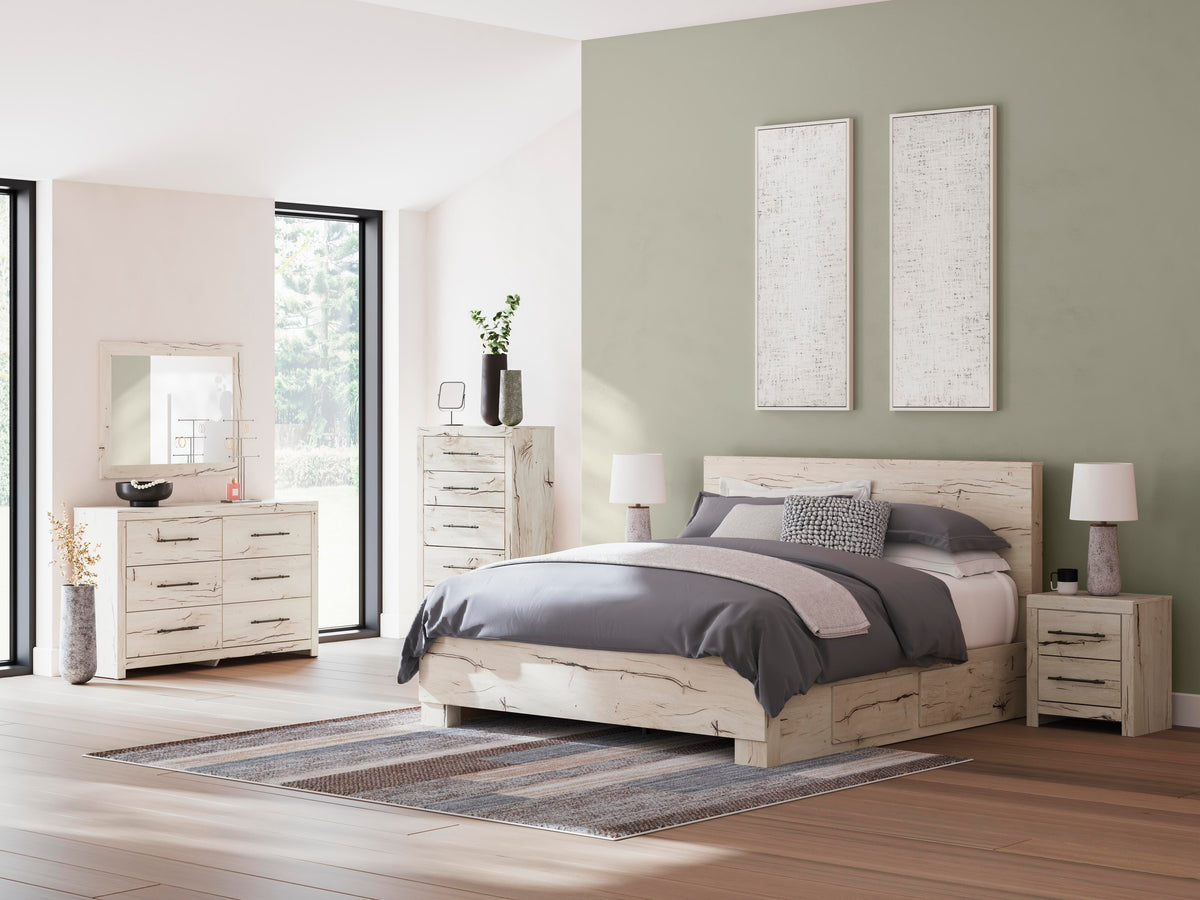 Lawroy Panel Bed with Storage - Light Natural  (B2310-SI) - Image 12