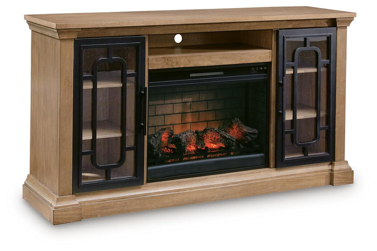 Wittenmyer 72 TV Stand with Electric Fireplace (W794-SI)