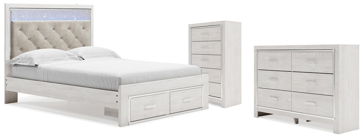 Altyra Storage Bed, Dresser and Chest - White  (B2640-SI)