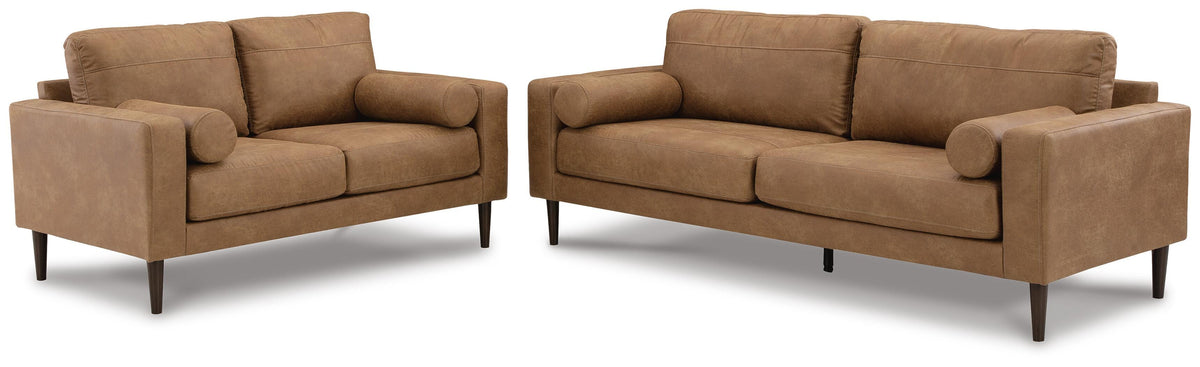 Telora Sofa and Loveseat (41002-SI)