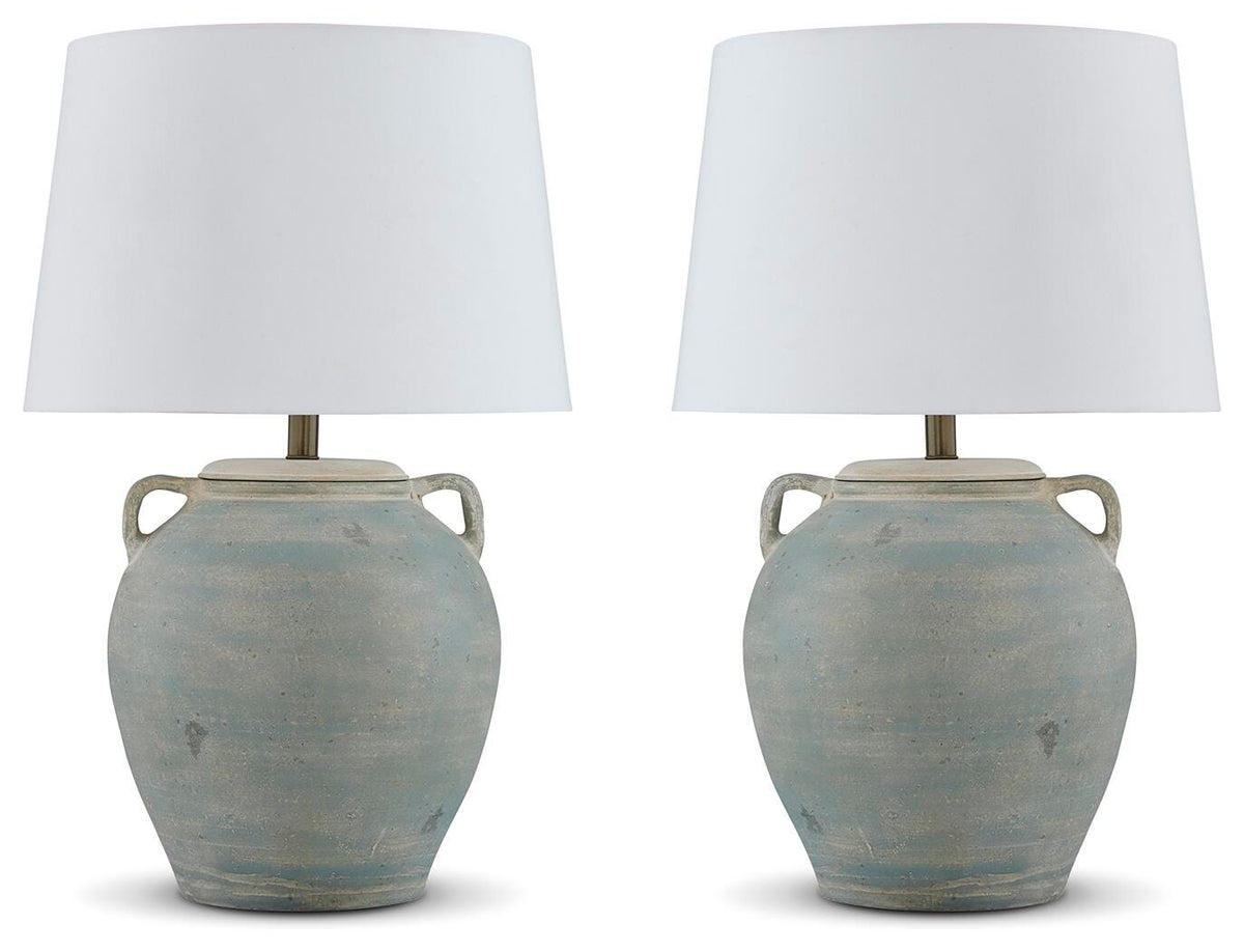 Shawburg 2-Piece Lamp Set (L100814-SI)