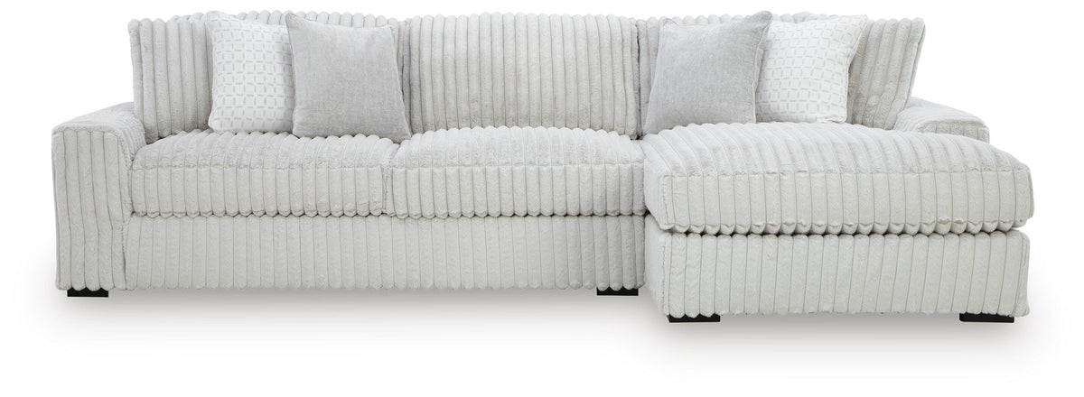 Stupendous 2-Piece Sectional with Chaise (25903-SI)