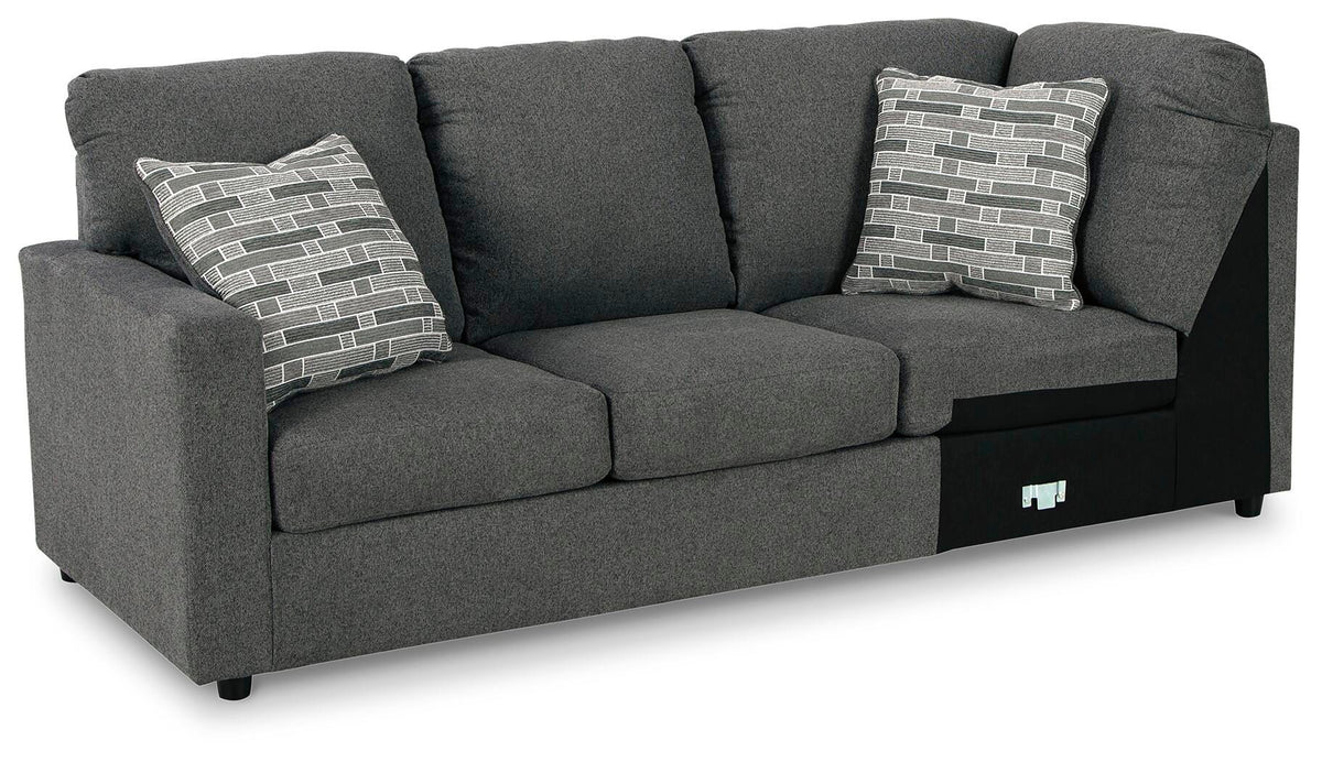 Edenfield Left-Arm Facing Sofa with Corner Wedge (29003-SI)
