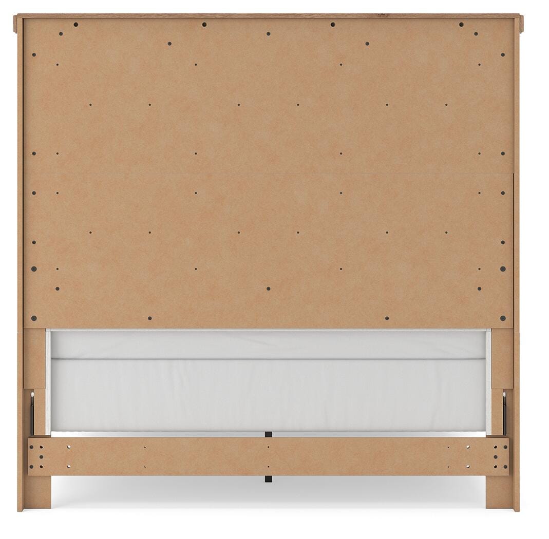 Savonport Panel Storage Bed - White/Brown  (B4615-SI) - Image 8