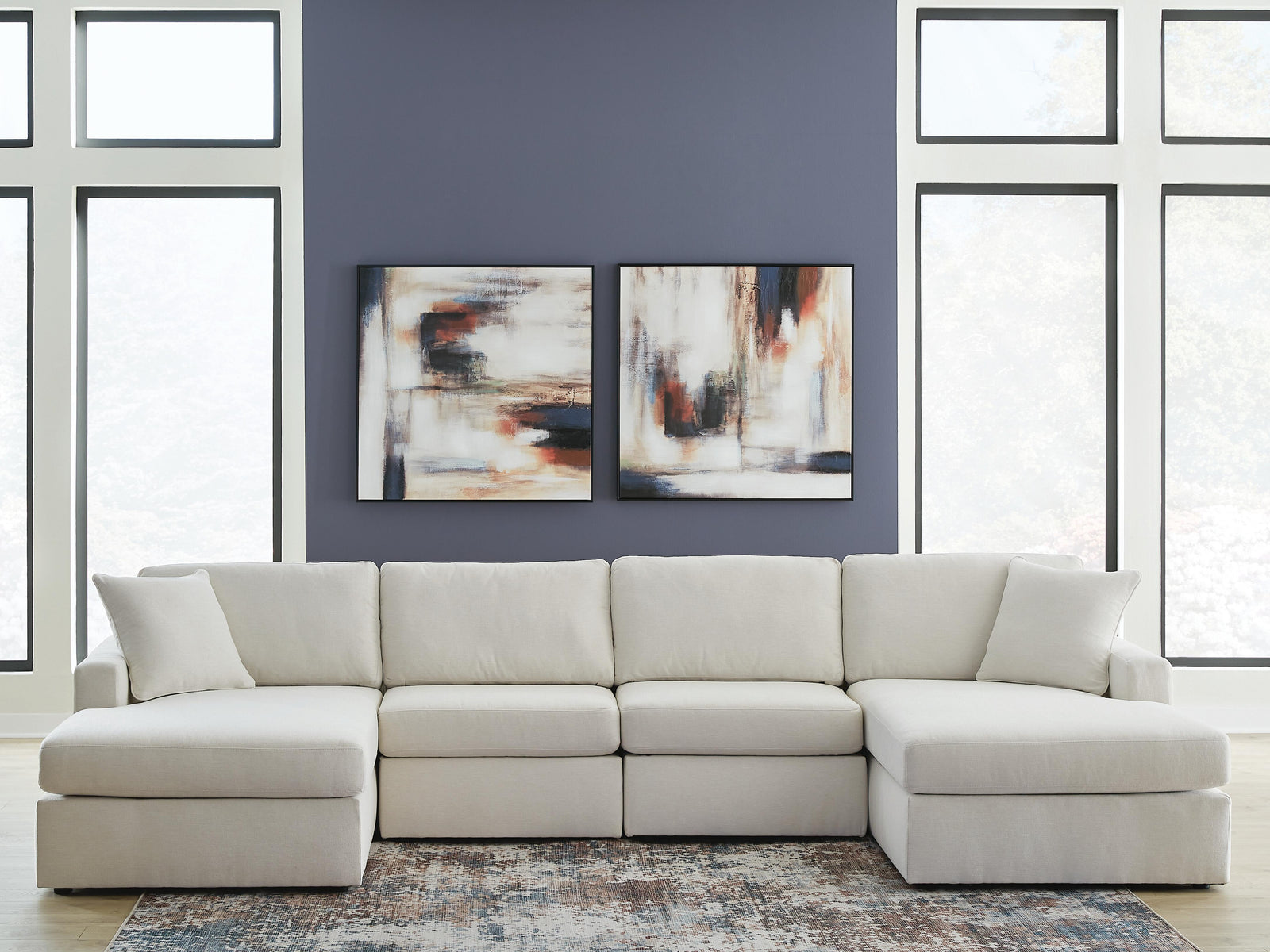 Modmax 4-Piece Sectional with Chaise (92103-SI) - Image 3
