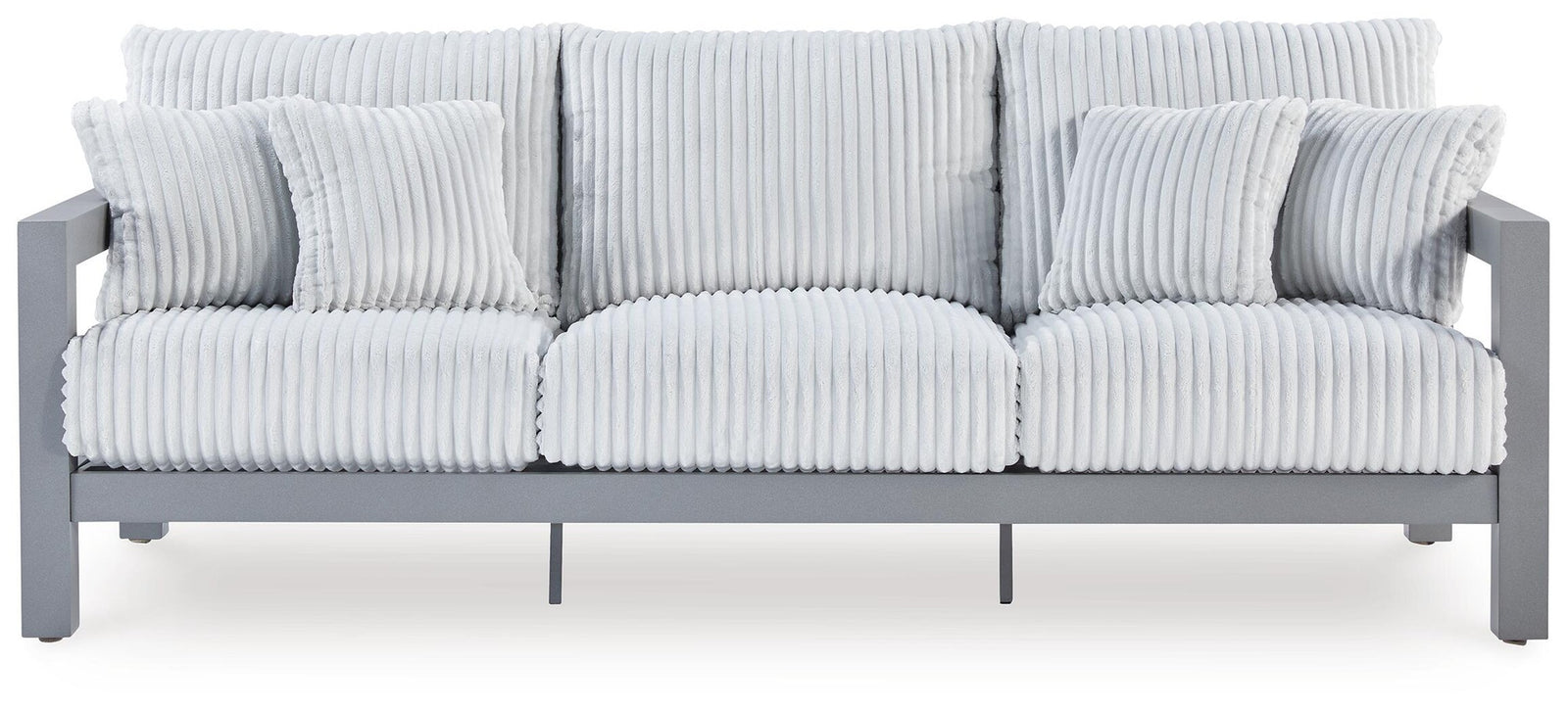 Hurley Park Outdoor Sofa, 2 Lounge Chairs and Coffee Table (PCP695-SI) - Image 8