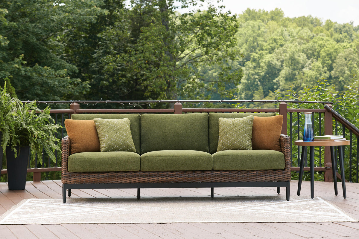 Horizon Hall Outdoor Sofa with Cushion (P572-SI) - Image 22