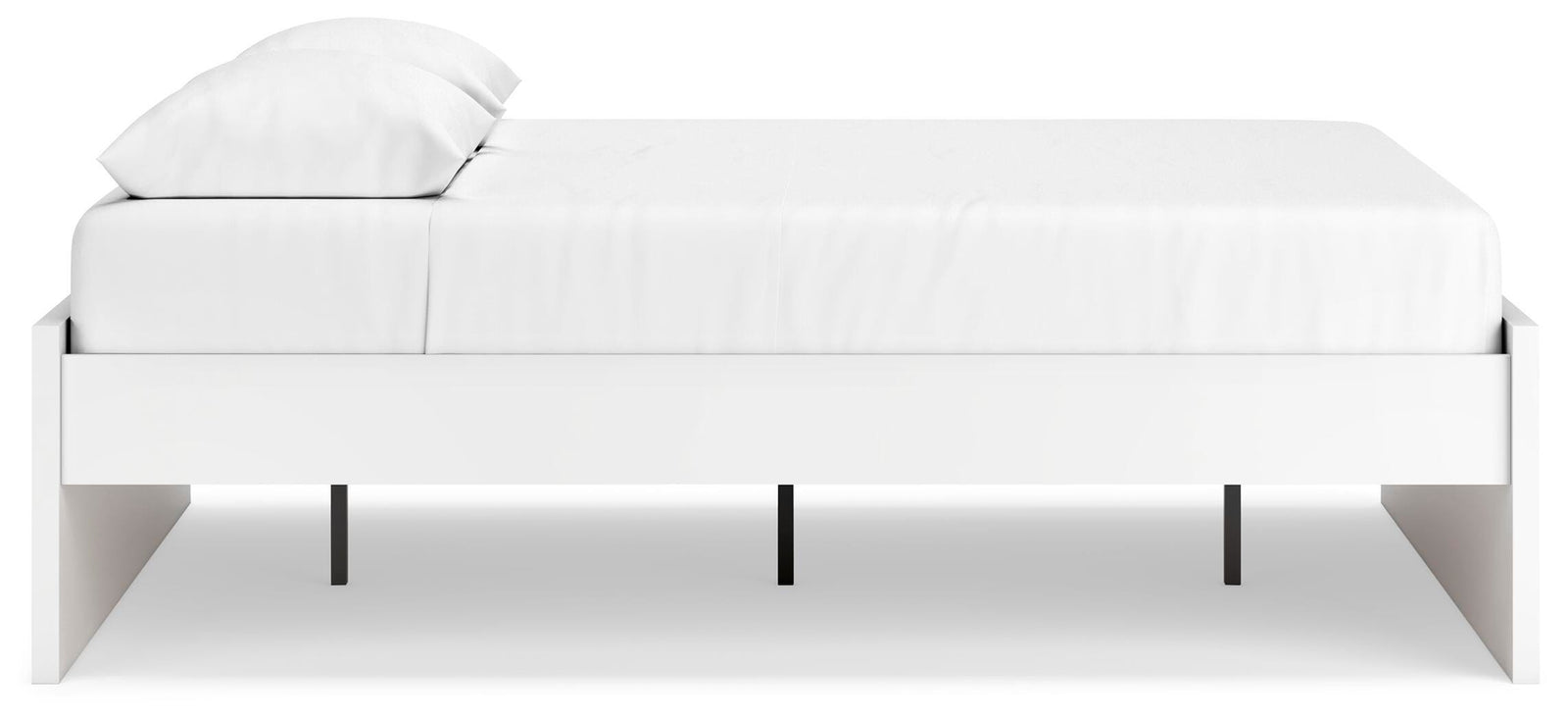 Onita Platform Bed - White  (EB9630-SI) - Image 7