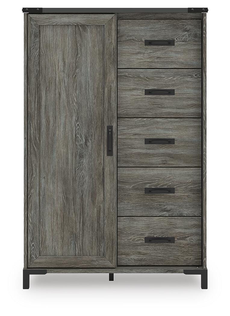 Frandern Dressing Chest - Gray  (B4480-SI)