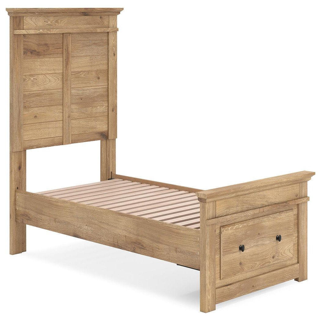 Makidern Twin Panel Storage Bed (PCB1170-SI) - Image 2