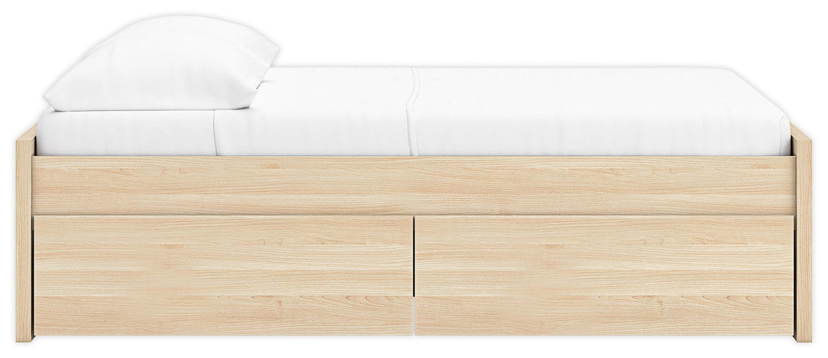Onita Platform Bed with 1 Side Storage (Youth) - Natural  (EB9632-SI) - Image 6