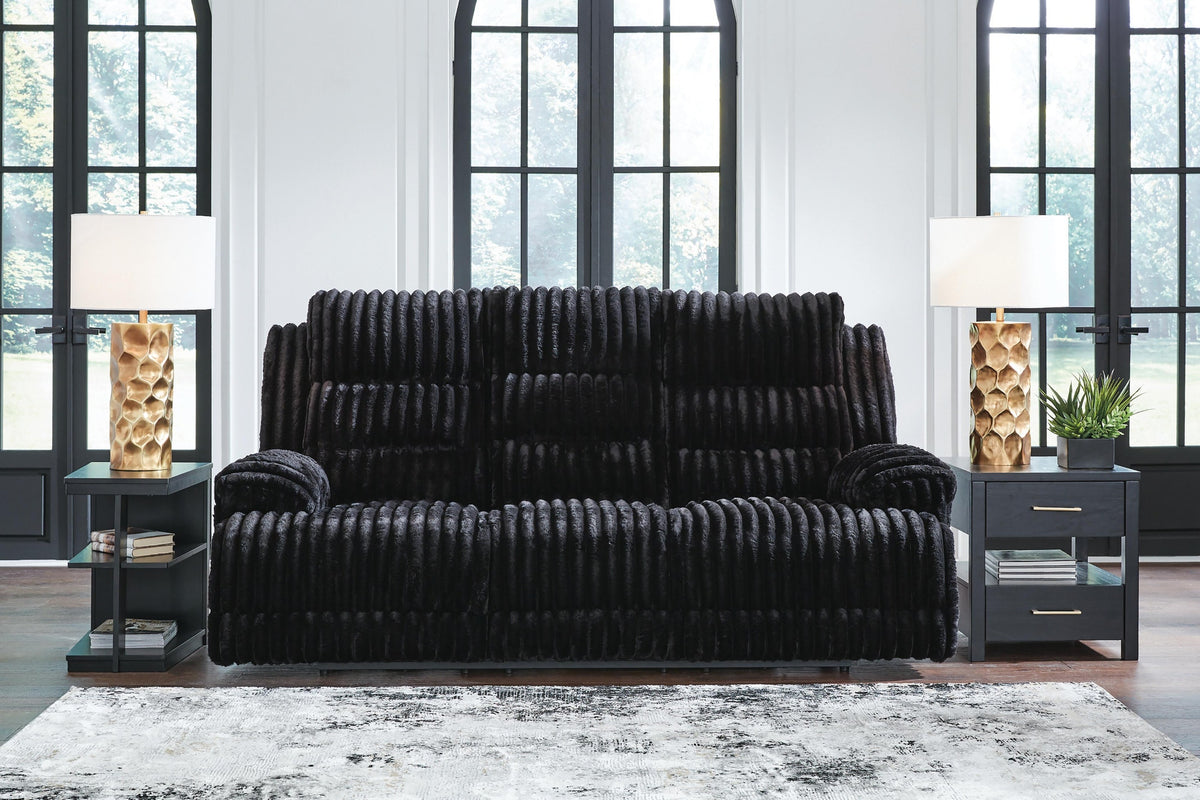 Rhines Falls Power Reclining Sofa with Drop Down Table (PC42805-SI) - Image 8