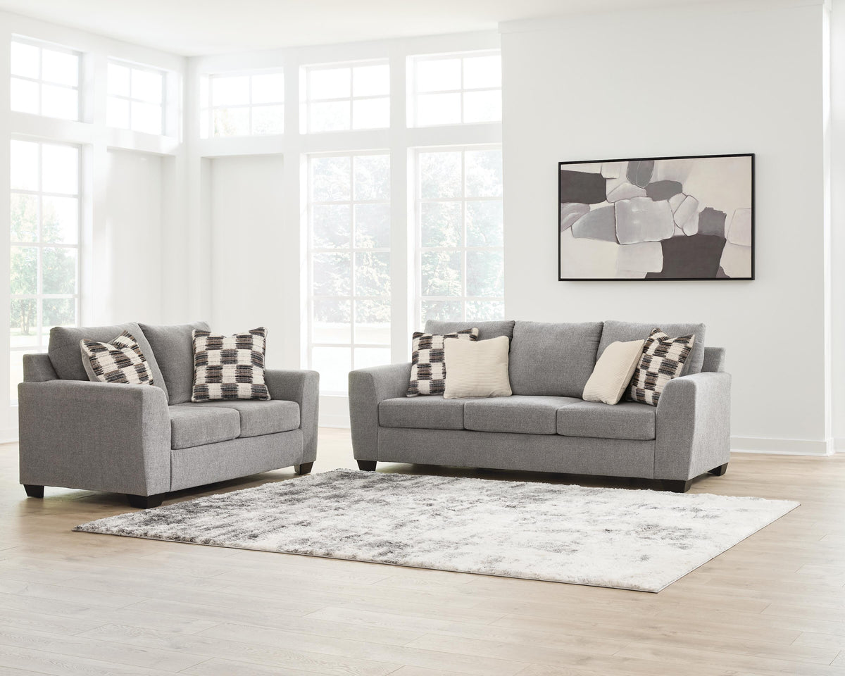 Loreo Sofa and Loveseat (63103-SI) - Image 8