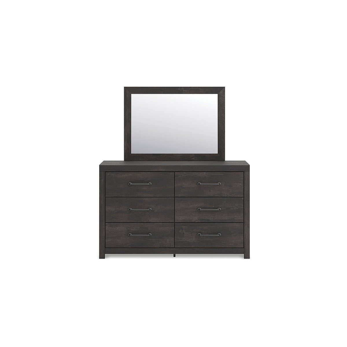 Hollivern Full Panel Bed, Dresser and Mirror (PCB2108-SI) - Image 2