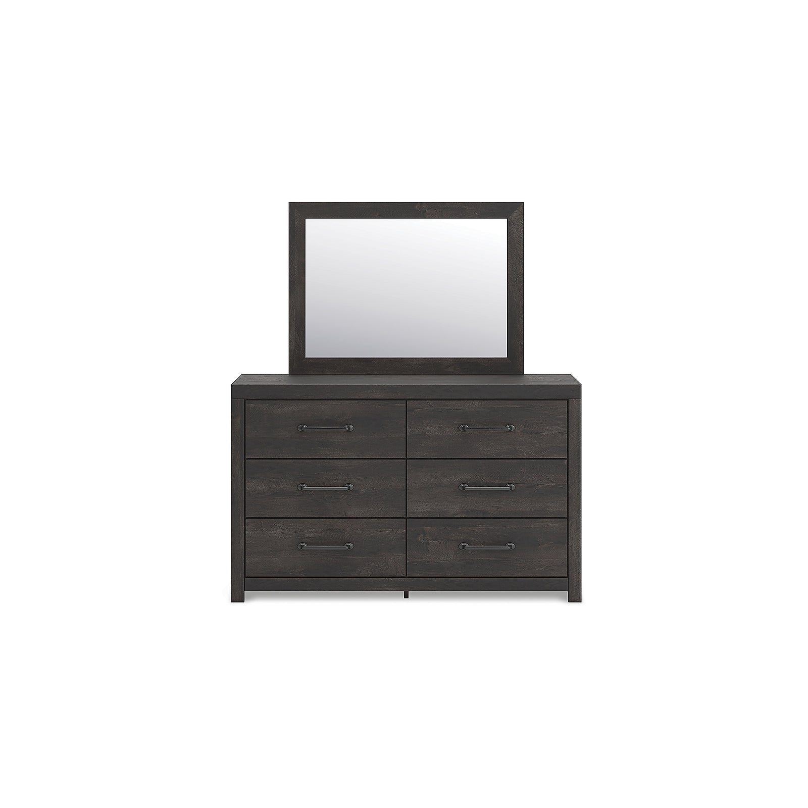 Hollivern Queen Panel Bed, Dresser and Mirror (PCB2108-SI) - Image 2