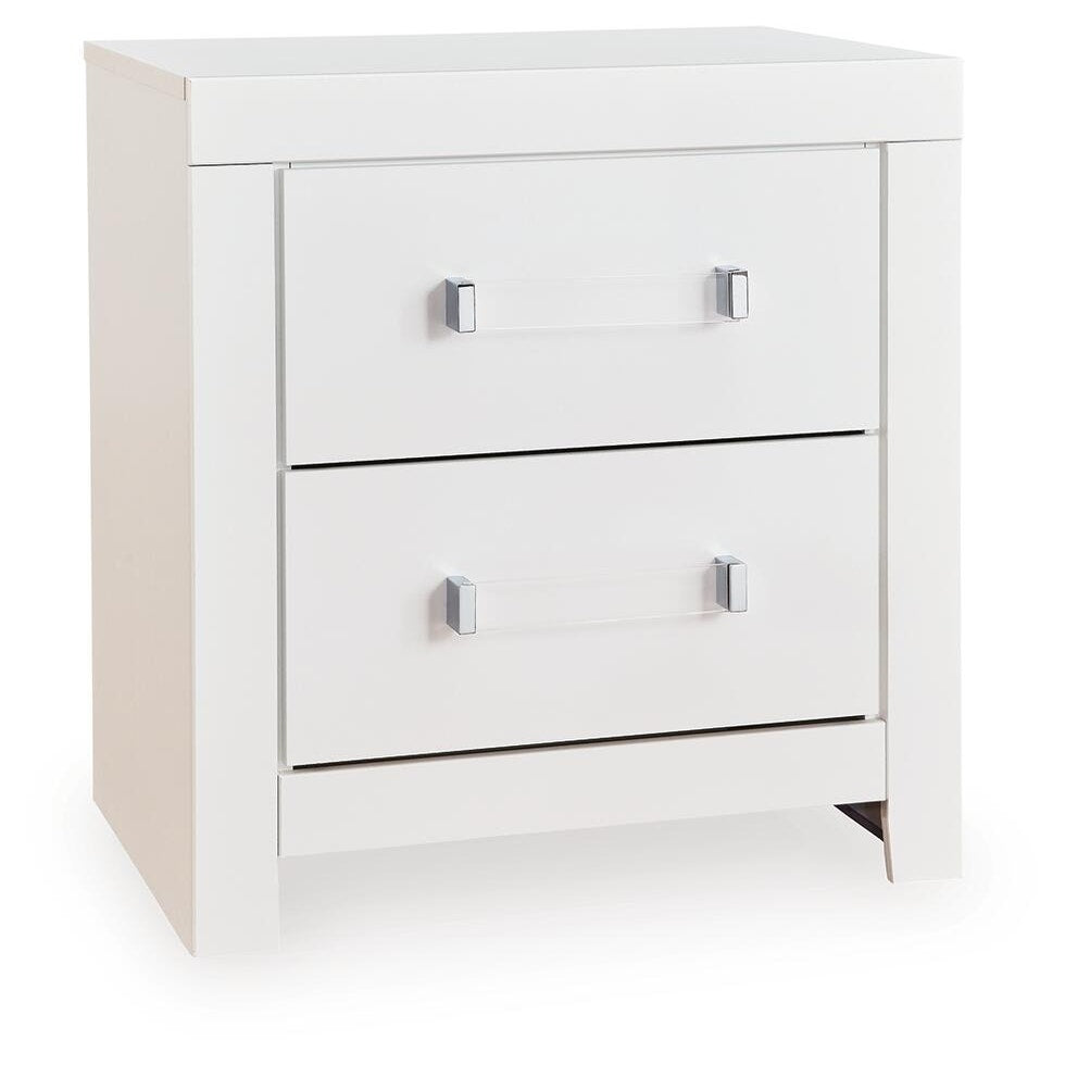 Maeling Queen Upholstered Panel Bed, Dresser, Mirror and Nightstand (PCB1119-SI) - Image 9