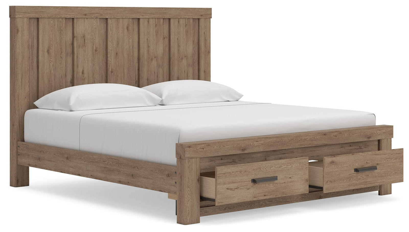 Oliandon King Panel Storage Bed (PCB2844-SI) - Image 4