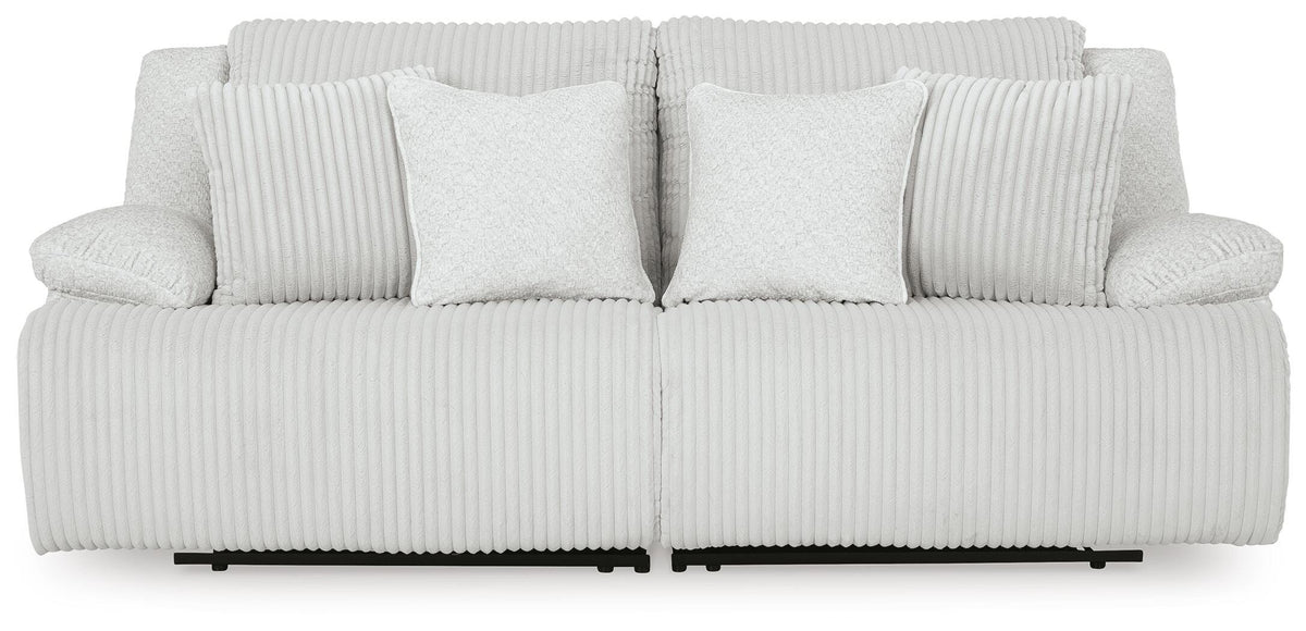 Top Tier 2-Piece Reclining Sectional Loveseat (92706-SI) - Image 4