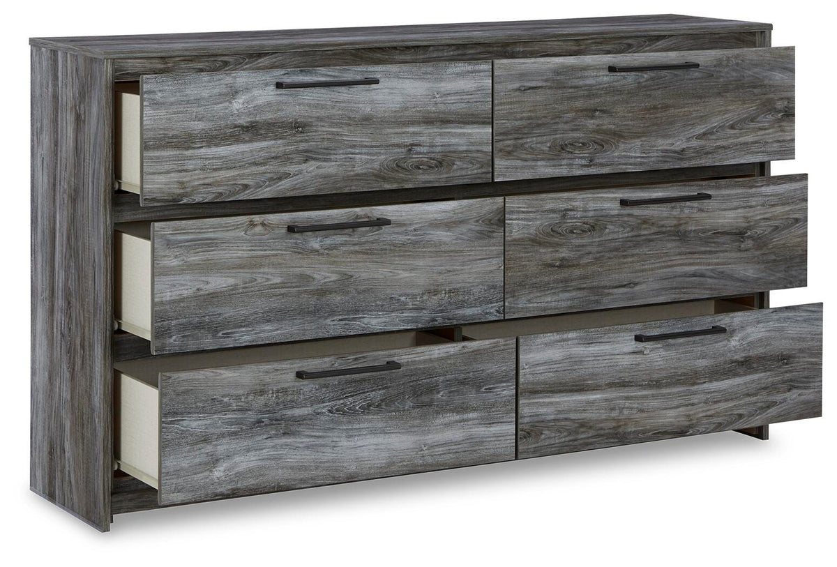 Baystorm Panel Bed with Storage, Dresser and 2 Nightstands (B221-SI) - Image 4