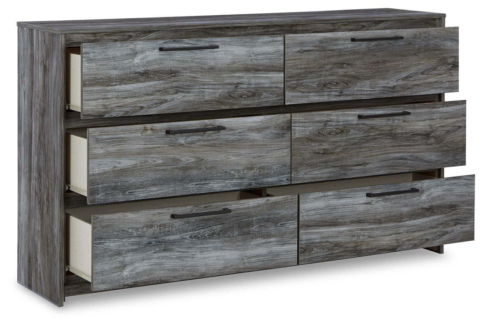 Baystorm Panel Bed with Storage, Dresser and 2 Nightstands (B221-SI) - Image 4
