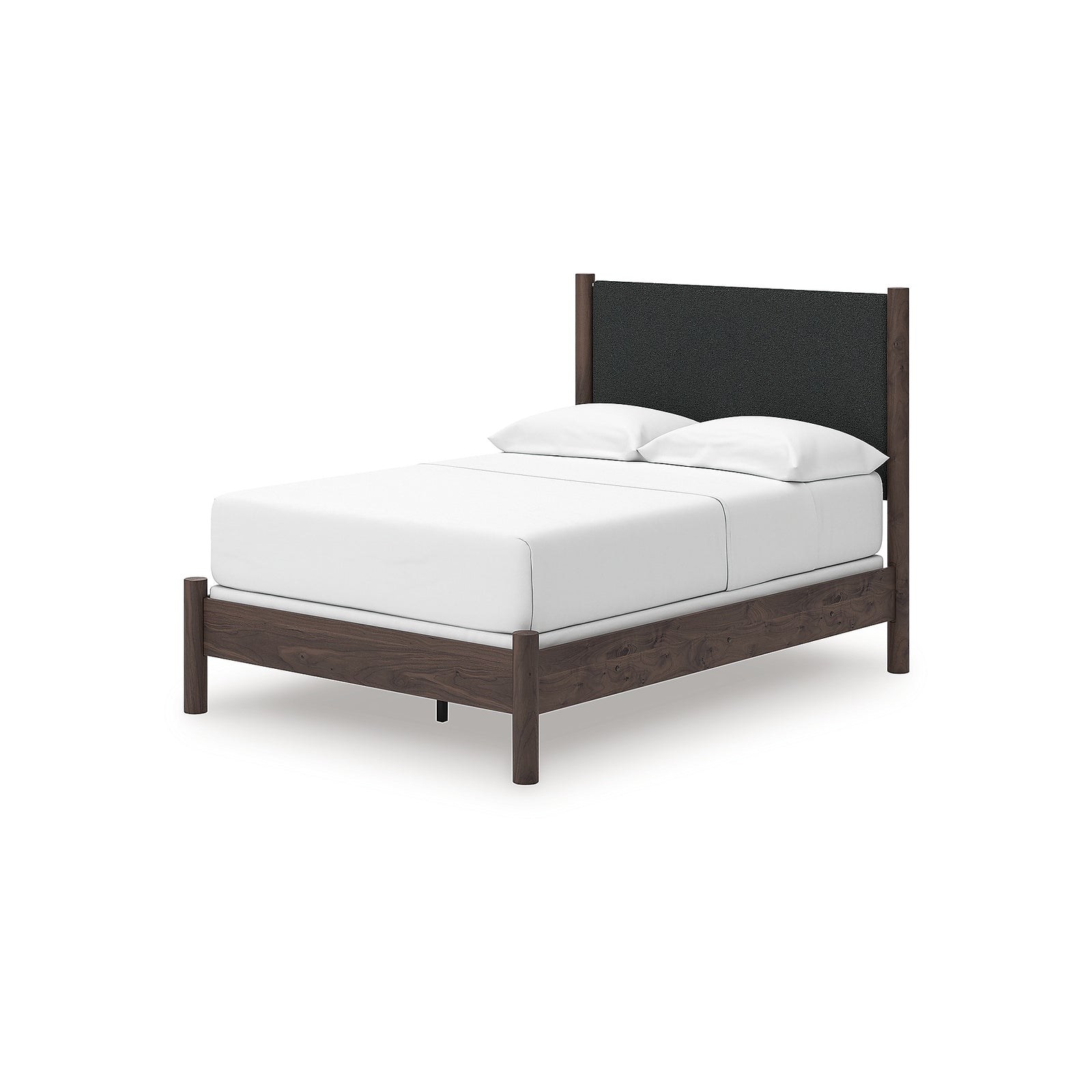 Pamytta Full Upholstered Panel Bed, Dresser and Mirror (PCB2614-SI) - Image 12