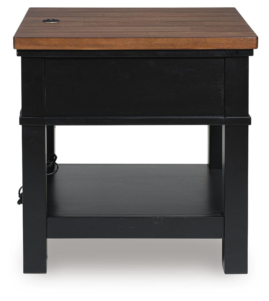 Wildenauer End Table - Brown/Black  (T664-SI) - Image 5