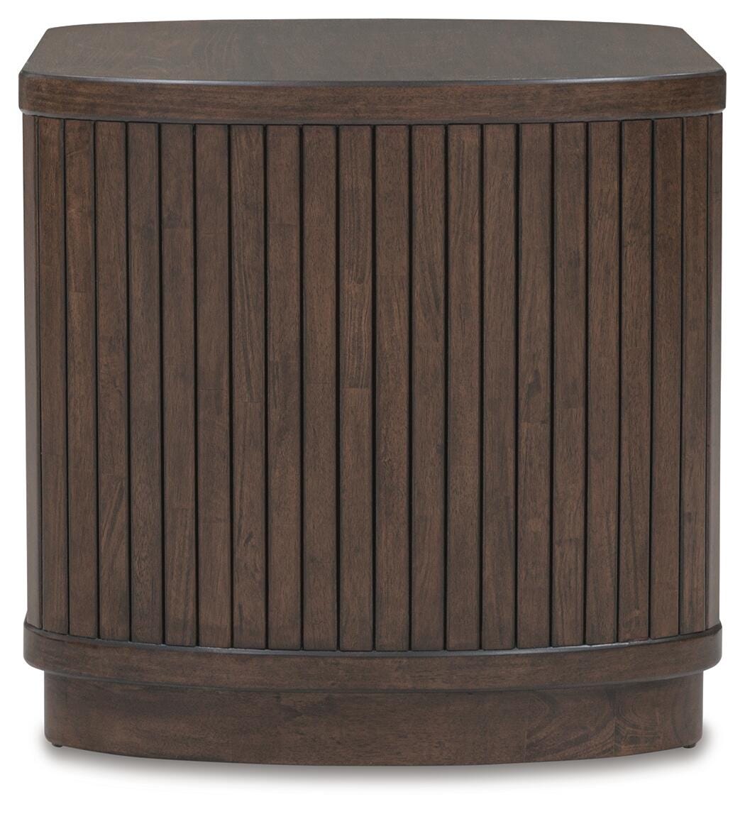 Korestone End Table - Dark Brown  (T679-SI) - Image 3