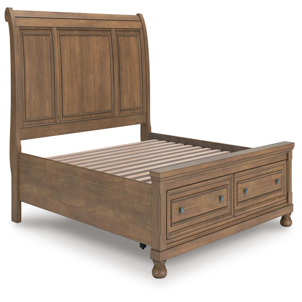 Feddinger King Storage Sleigh Bed (PCB779-SI) - Image 2