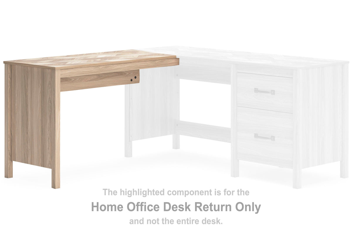 Battelle Home Office Desk Return (H3929-SI)