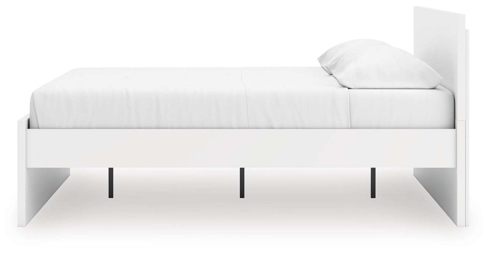 Onita Panel Platform Bed - White  (EB9630-SI) - Image 7