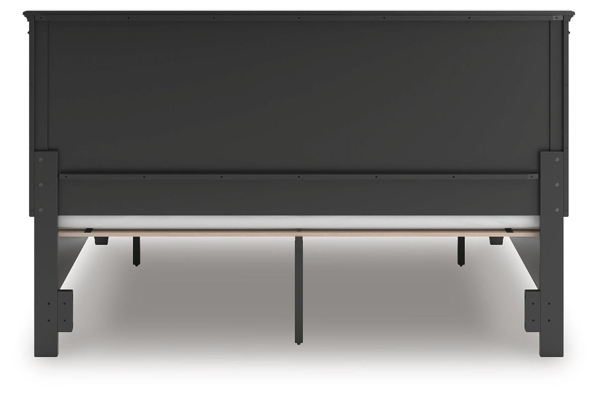 Lanolee Panel Storage Bed - Black  (B687-SI) - Image 7
