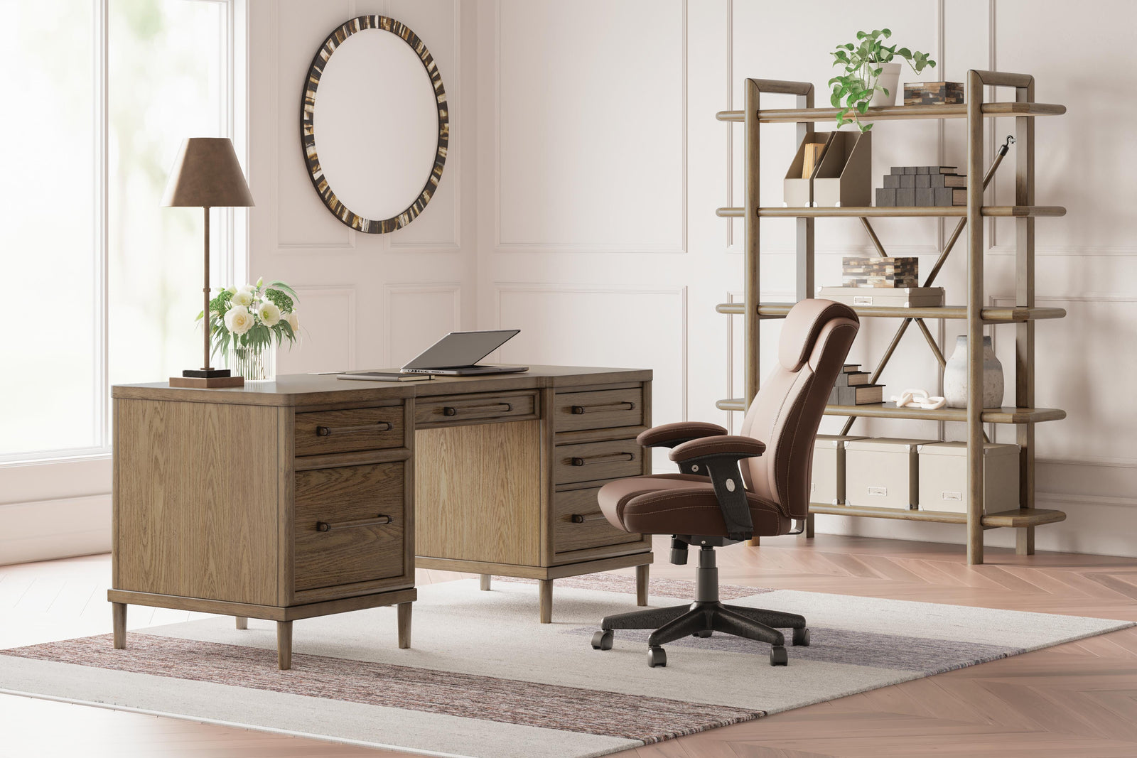 Roanhowe 68 Home Office Desk (H769-SI) - Image 11