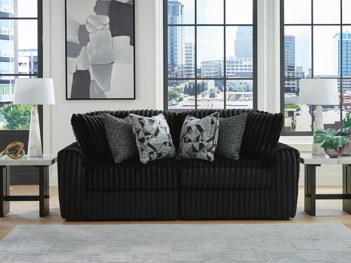 Midnight-Madness 2-Piece Sectional Sofa (98103-SI)
