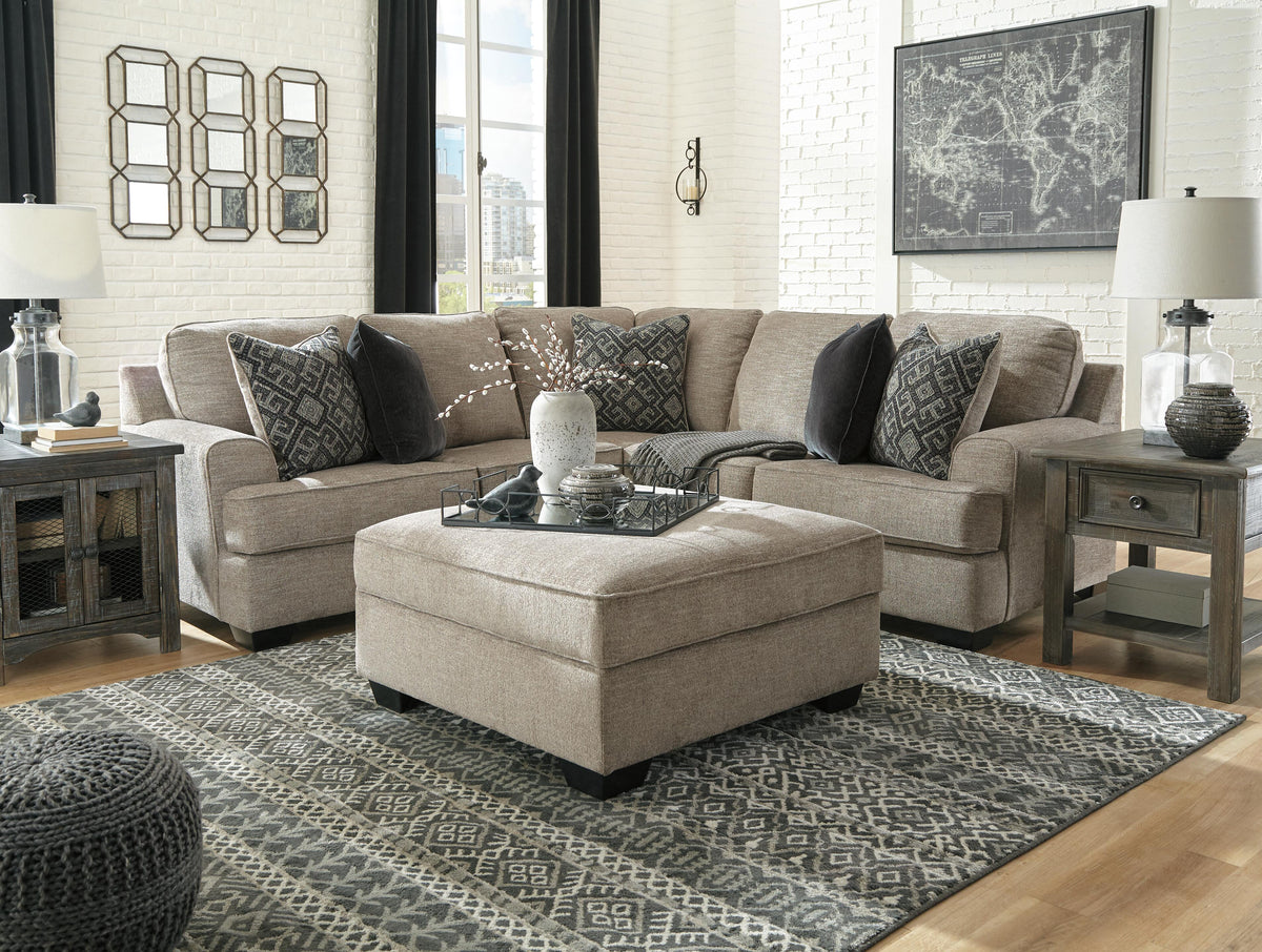 Bovarian 2-Piece Sectional with Ottoman (56103-SI) - Image 2