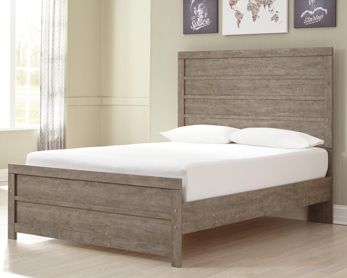 Culverbach Panel Bed, Dresser and Mirror - Gray  (B070-SI) - Image 3